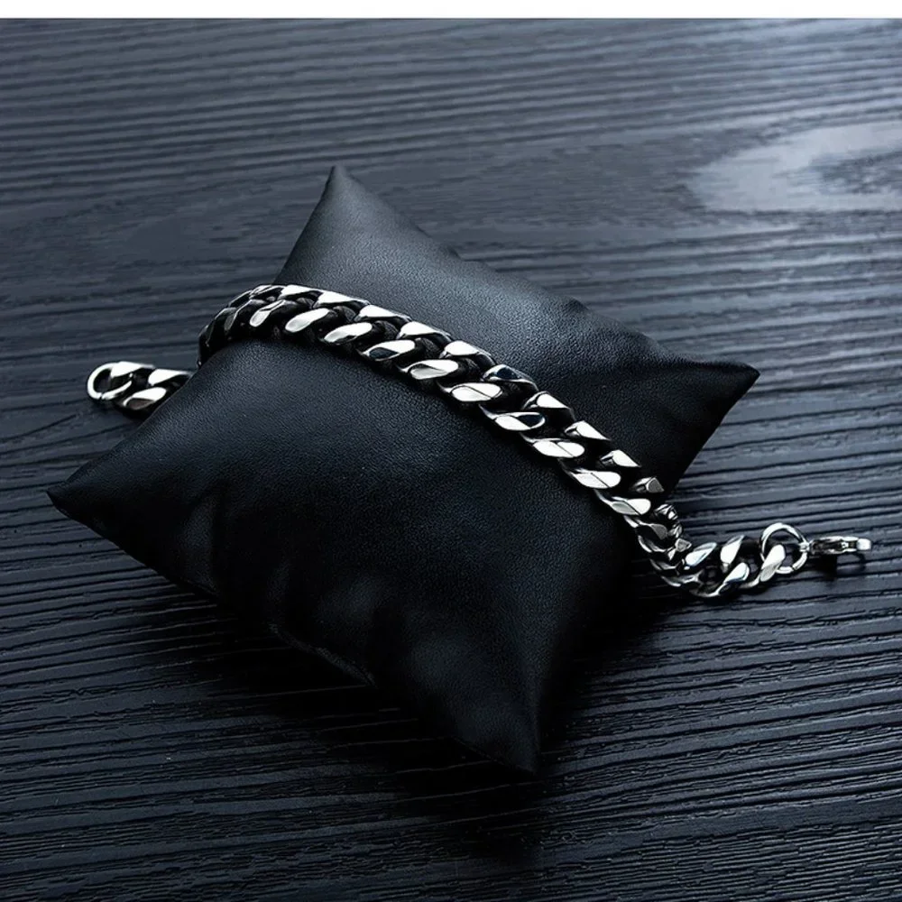 men silver color bracelet - Picture 4 of 4